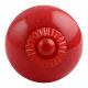 Solid Red Orange Fitting Ceramic Knob